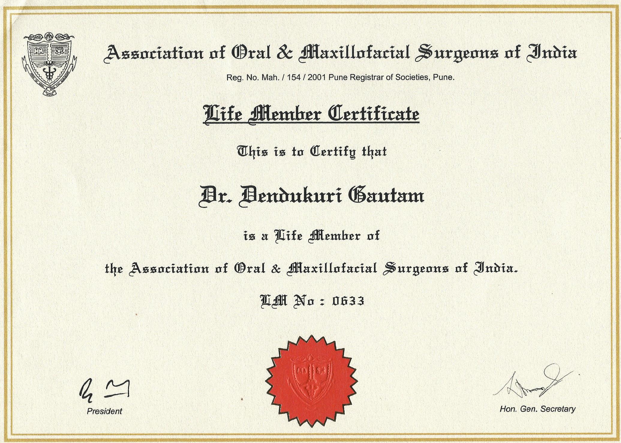 AAO Senior Achievement Award